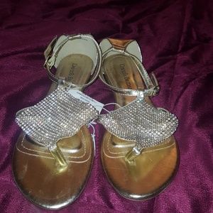 David's Bridal Sparkly flats